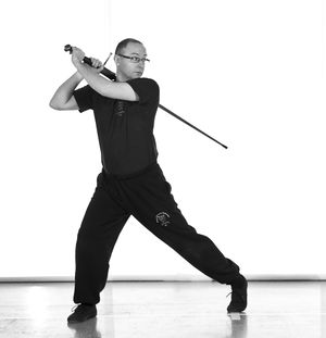 Holding Rapier Pose Reference